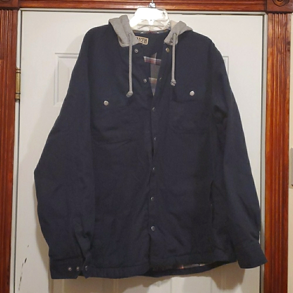 Duluth Trading Co Fire Hose Hooded Jacket